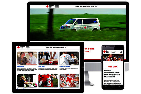 DRK-Mustervorlagen in TYPO3 Version 12.4 DRK-Mustervorlagen in TYPO3 Version 12.4